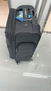 Matkalaukku 20', 55x36x20 cm, Oxford -kangaspintainen, , väri MUSTA, 4-pyöräinen, matkustamokokoinen vetolaukku, vahva runko- ja kahvarakenne, vetoketjutaskuja