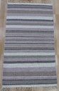 UUTUUS! Puuvillamatto ALFA hapsuilla 60x90cm,  Plum-fusion