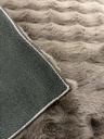 Tekoturkis kynnys/kylpyhuonematto, rabbit fur, muotoiltu pinta 50x80cm, tumman ruskea tai musta, kumpi väri? 