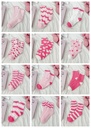 Polyesteri pehmosukka pink collection 37-41, 1par