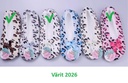 Kotitossut leopardikuvio, one size 36-40