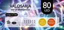 Jääkristalli Ulkovalosarja 80 Led, moniväri