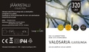 Jääkristalli Ulkovalosarja 320 Led, extra lämmin valkoinen