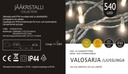 Jääkristalli Ulkovalosarja 540 Led, extra lämmin valkoinen