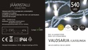 Jääkristalli Ulkovalosarja 540 Led, valkoinen