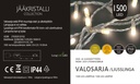 Jääkristalli Ulkovalosarja 1500 Led, extra lämmin valkoinen