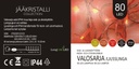 Jääkristalli Ulkovalosarja 80 Led, punainen