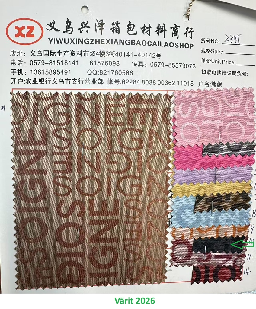 Slingbag-laukku 18x14cm
