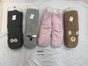 Pehmosukka eläinkuviolajitelma non-slip 37-41 ( 12x42cm ) 1par/pkt.