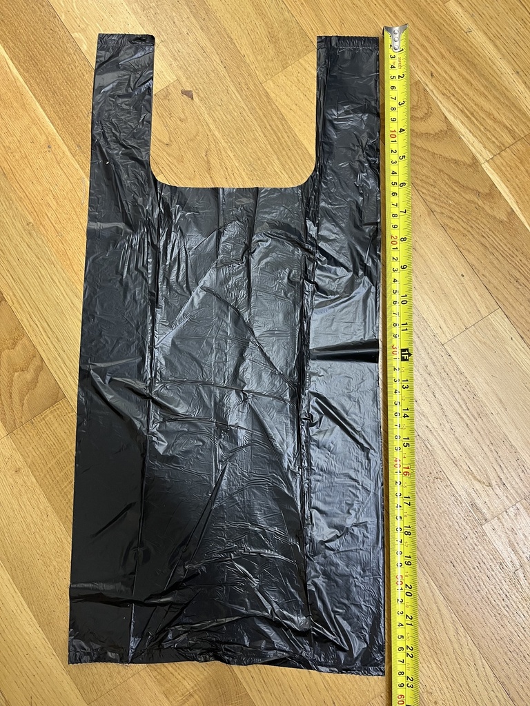 SIISTI Roskakassi 30l, 25kpl/rll, musta