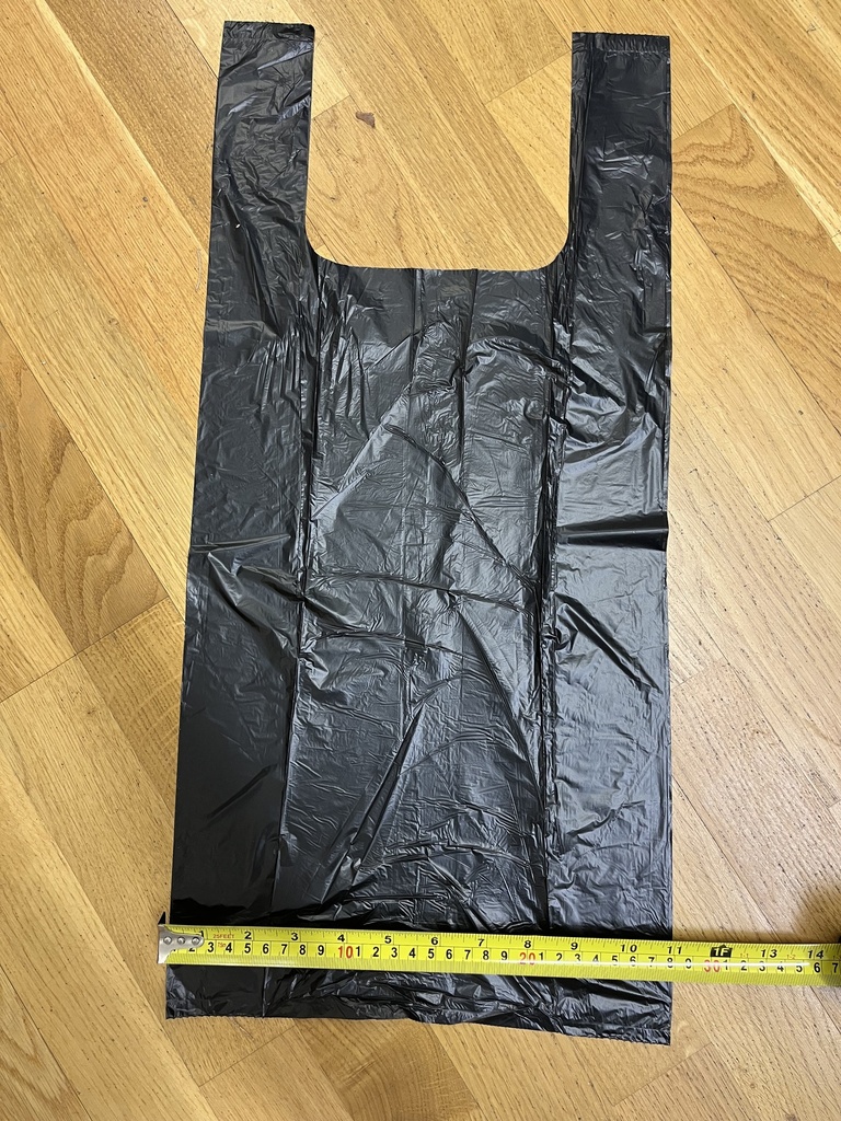 SIISTI Roskakassi 30l, 25kpl/rll, musta