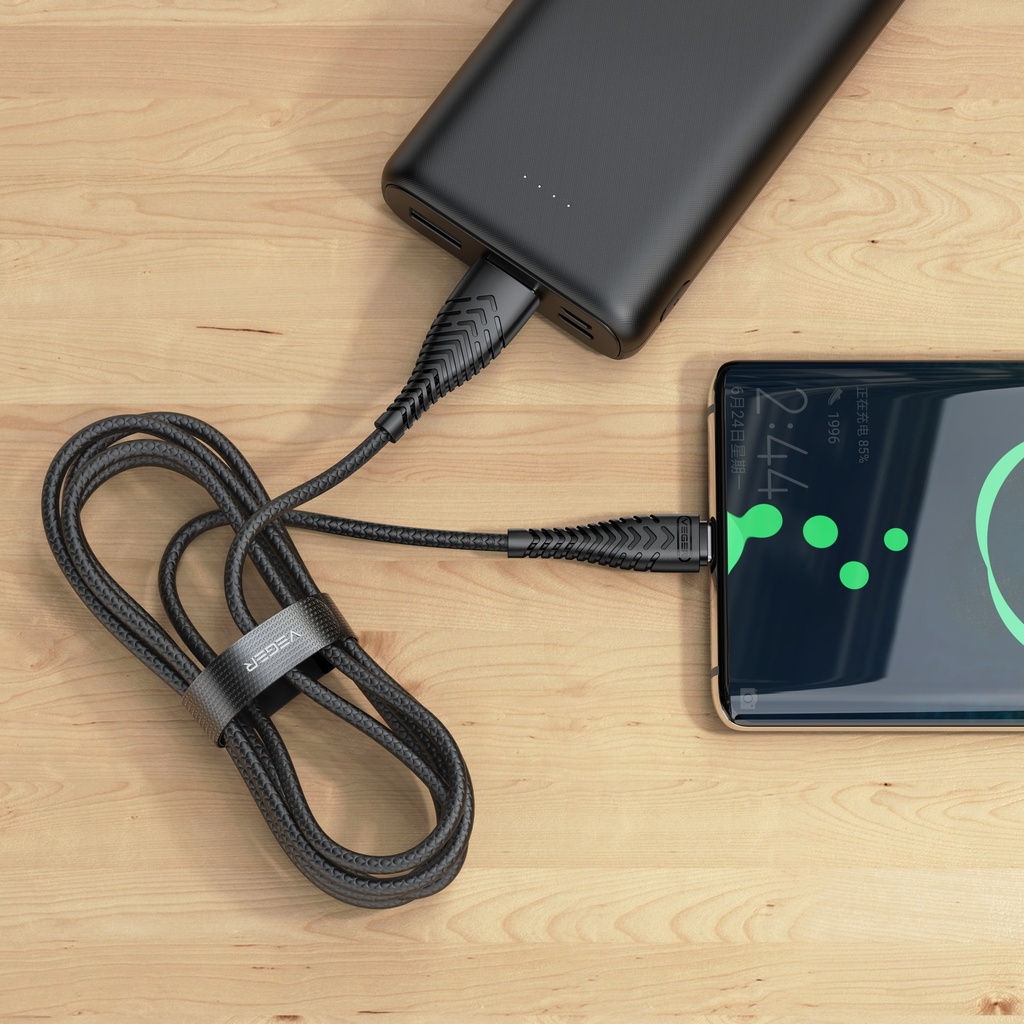 Veger Kaapeli USB A-C  5V3A/QC18W, 1,2M
