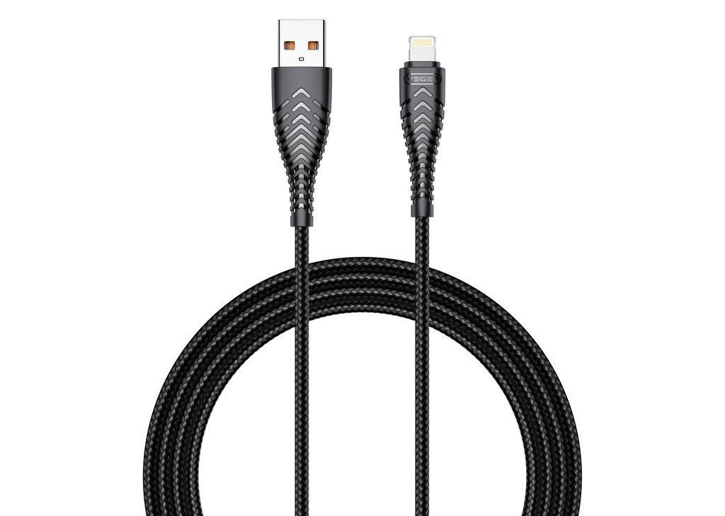Veger Kaapeli USB A-LIGHTING  5V2.4A, 1,2M