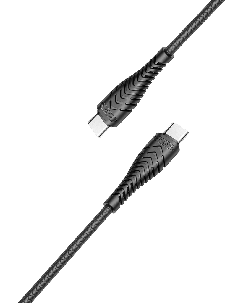 Veger Kaapeli USB C-C PD60W, 1,2M