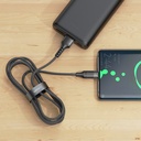 Veger Punottu Kaapeli USB A-C 5V5A 1,2M