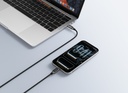Veger Punottu Kaapeli LED näyttö, USB C-C 100W 1,2M