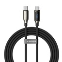 Veger Punottu Kaapeli LED näyttö, USB C-C 100W 1,2M