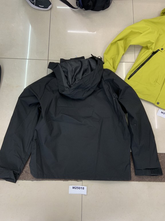Miesten/unisex tekninen ulkoilutakki, keltainen, S-2XL