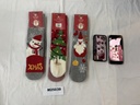 UUTUUS! Polyesteri joulusukka 36-40 non-slip pohja
