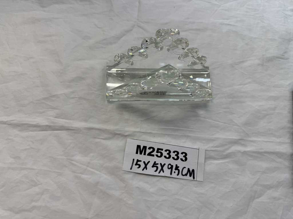 Servettiteline 'Crystal' koko15x5x9.5 cm