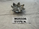 Tuikkukuppi 'Crystal' koko halk. 11x4 cm, hopea