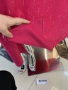 Naisten pitkä mekko pienillä timanteilla MUSTA, S/M ja L/XL -lajitelma