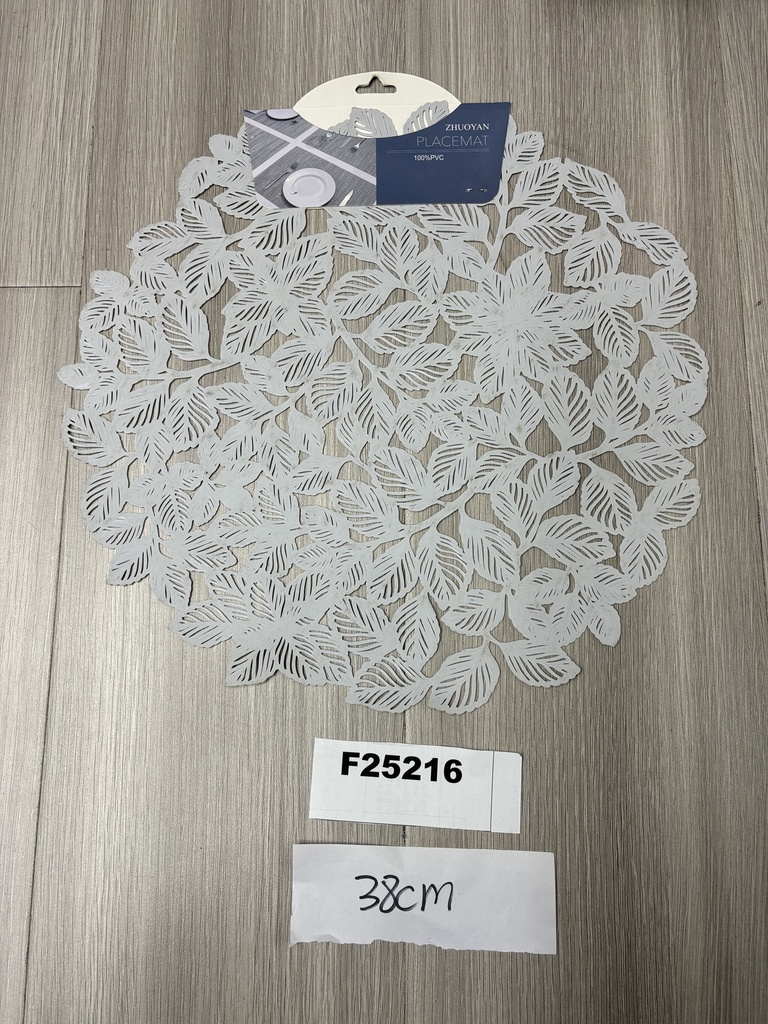 Pöytätabletti 38 cm, hopea