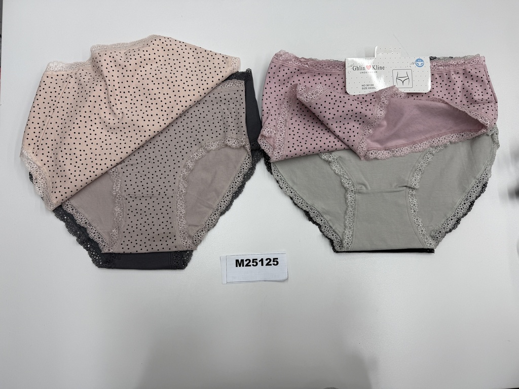 Naisten alushousut 3-pack, 4-kokolajitelma S-XL,  värilajitelma