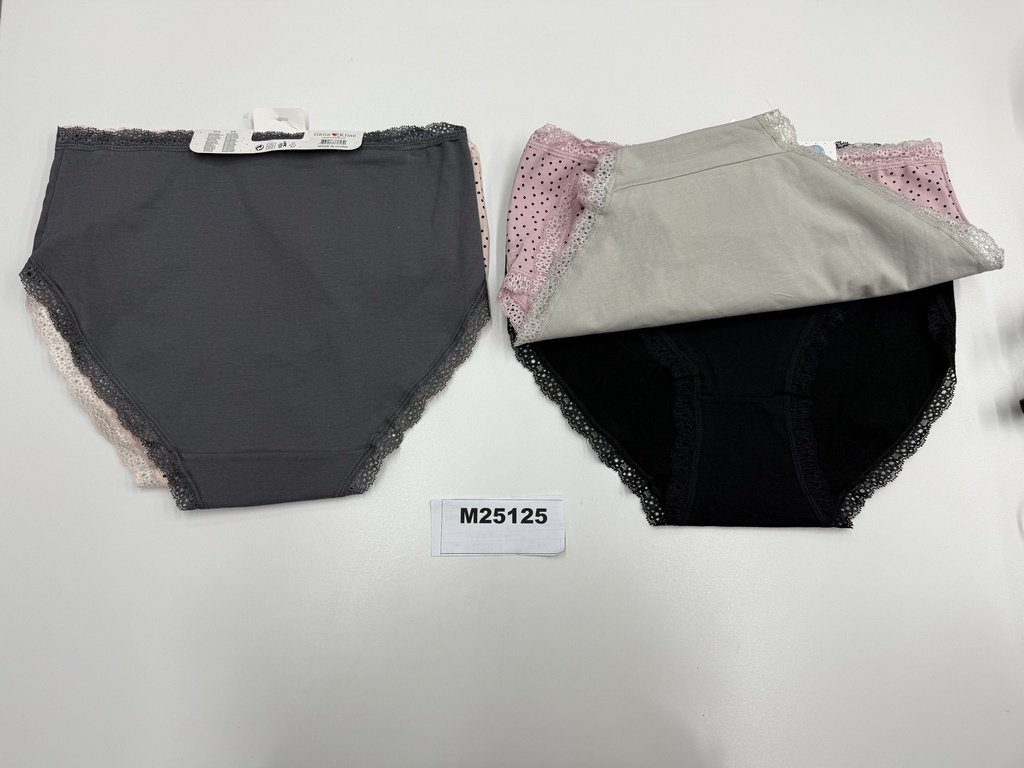Naisten alushousut 3-pack, 4-kokolajitelma S-XL,  värilajitelma