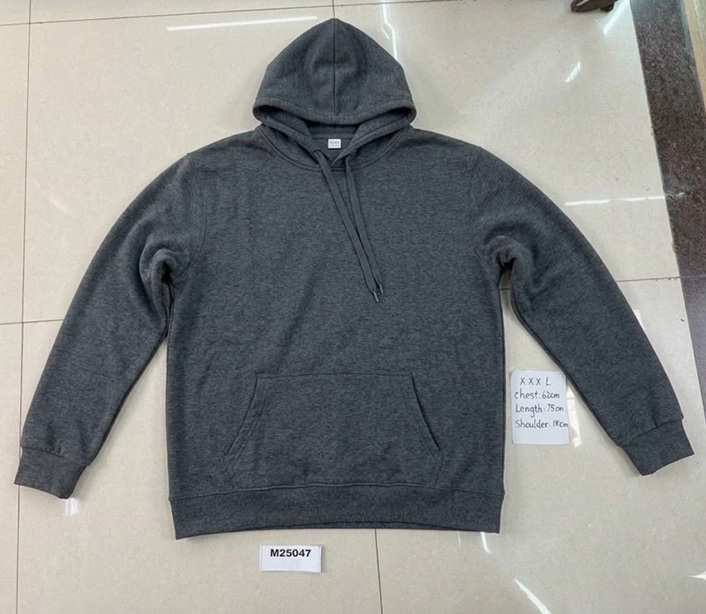 Miesten collegehuppari Tumman harmaa 2XL