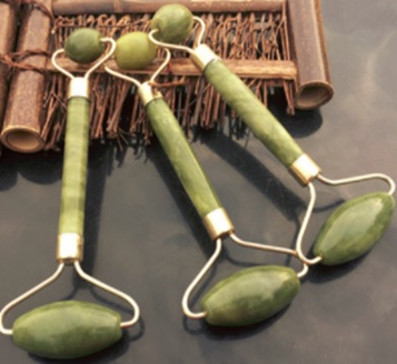 Natural vihreä Jade-roller