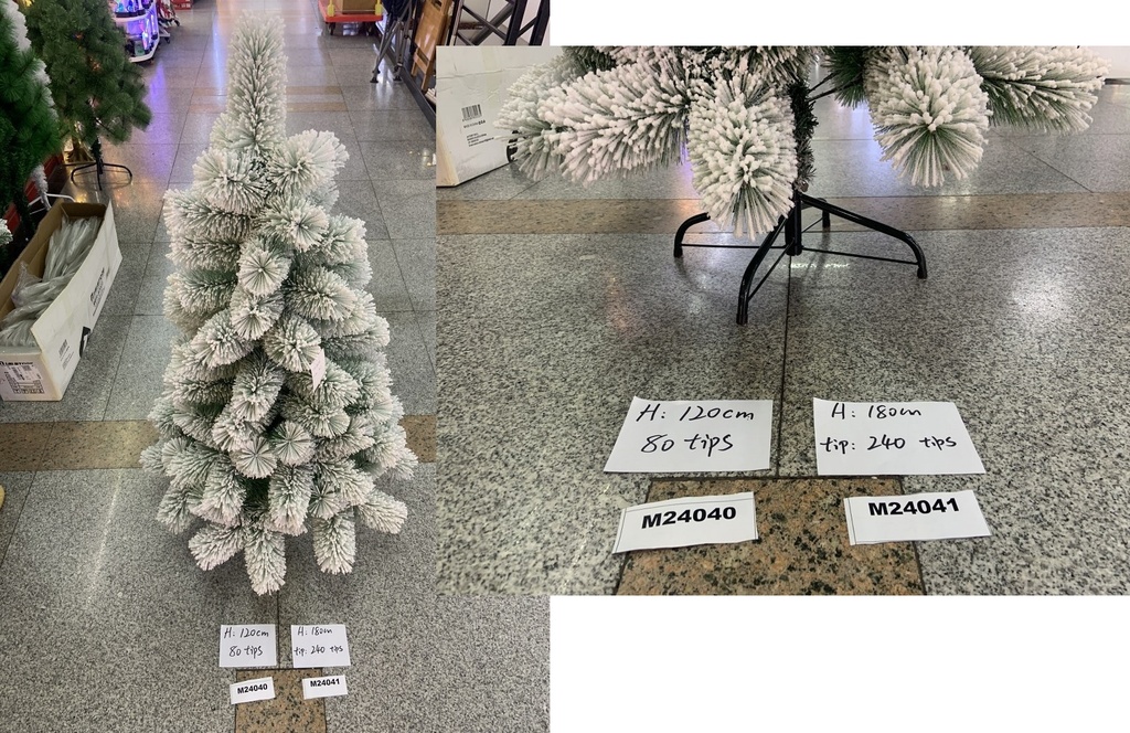 Joulukuusi lumetettu 120 cm