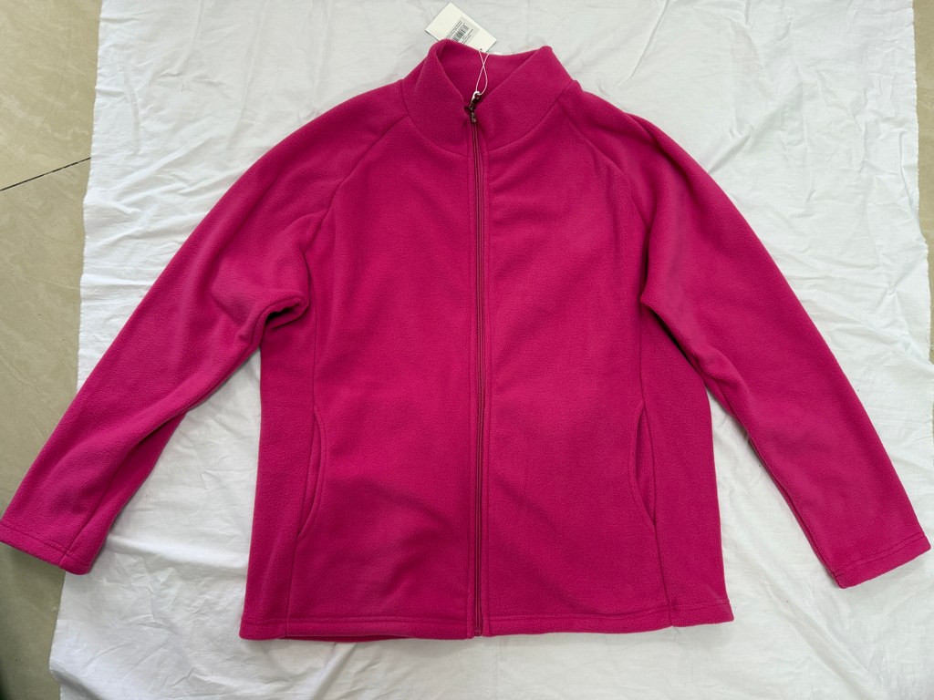 Fleecetakki fuksia, koko M