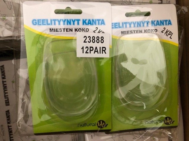 Geelityynyt kanta  2kpl 9x6cm miesten koko