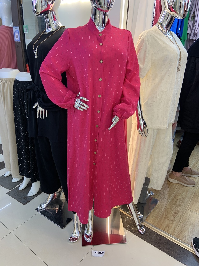Naisten pitkä mekko FUCHSIA, S/M ja L/XL -lajitelma, ILMAN TIMANTTEJA