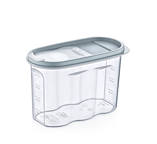 Korkea säilytysrasia  1,2L.