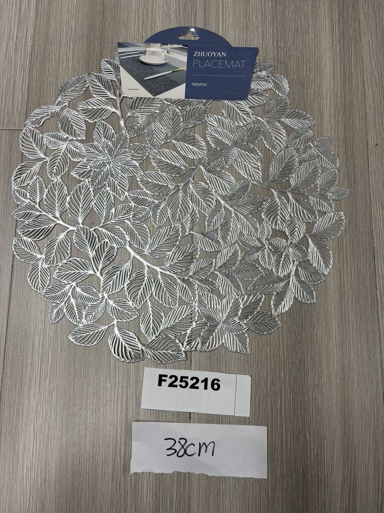 Pöytätabletti 38 cm, hopea