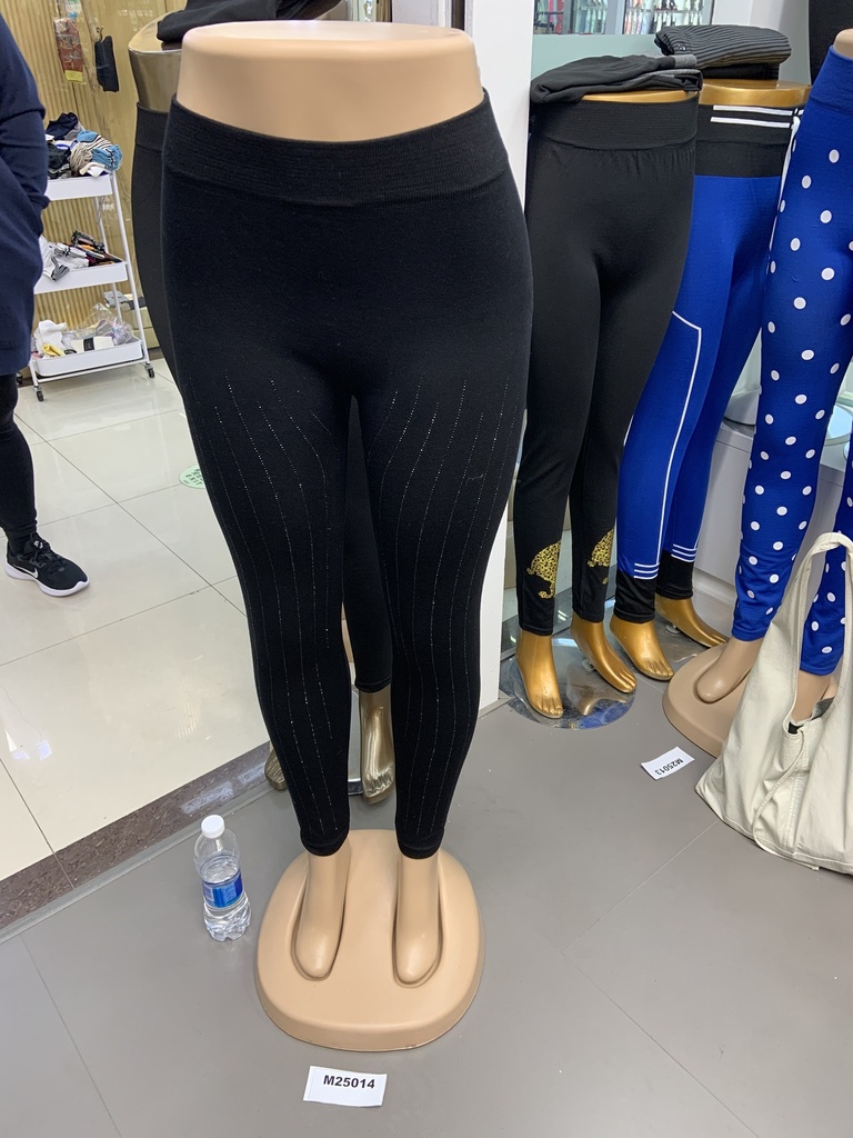 Naisten viskoosileggingsit, timanteilla, one size