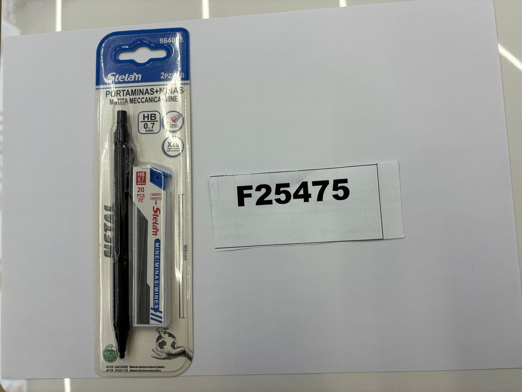 Lyijytäytekynä+ 0,7 mm HB lyijyt 20 kpl