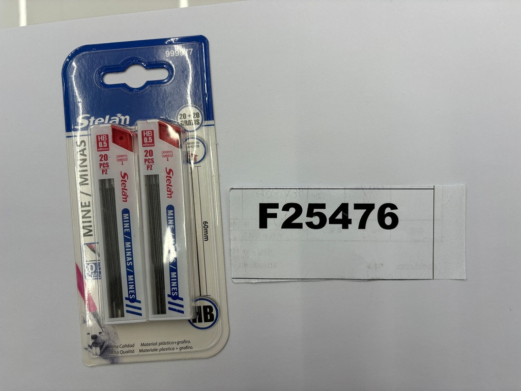 0,5 mm HB irtolyijyt, 2*20kpl