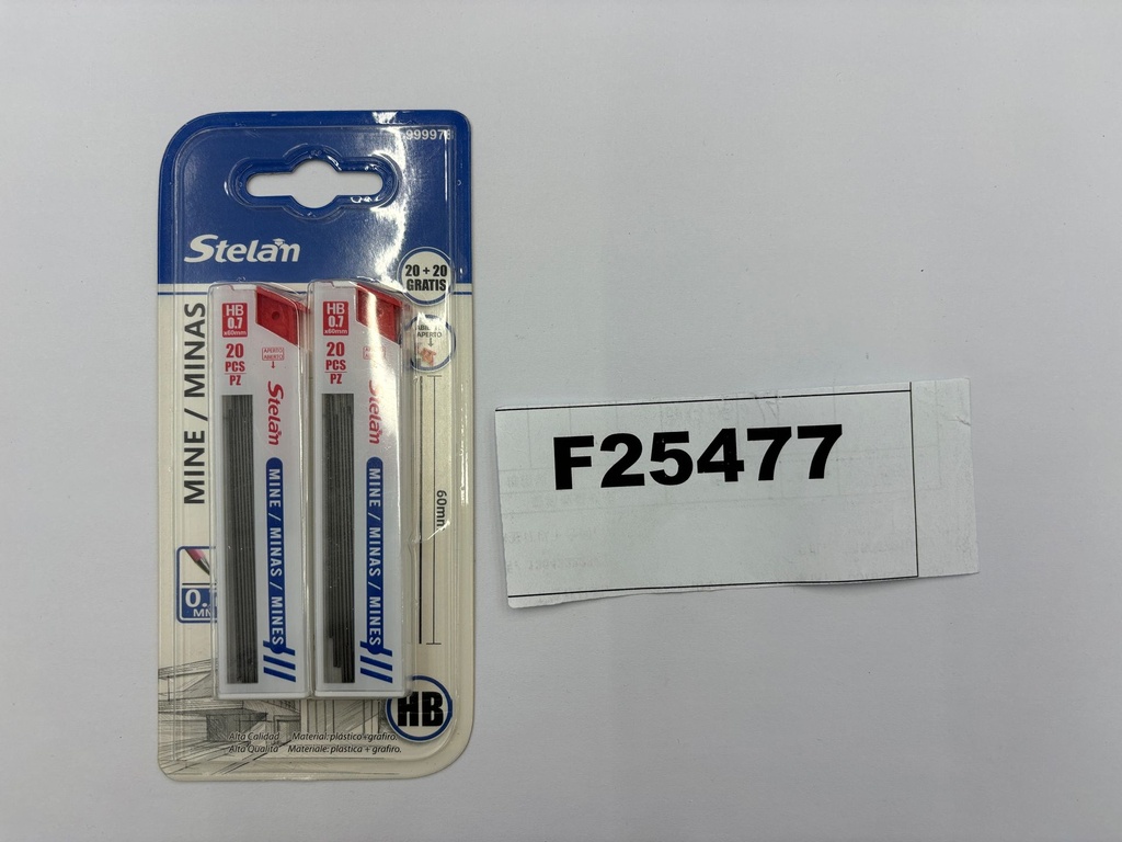 0,7 mm HB irtolyijyt, 2*20kpl
