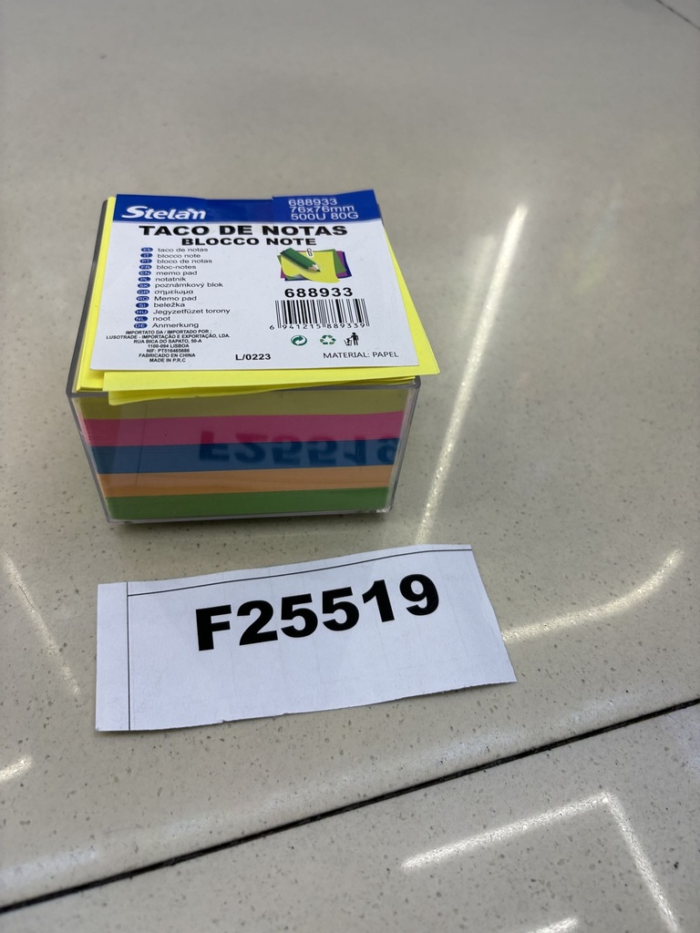 Muistilaput liimalla, 500kpl, 76*76mm
