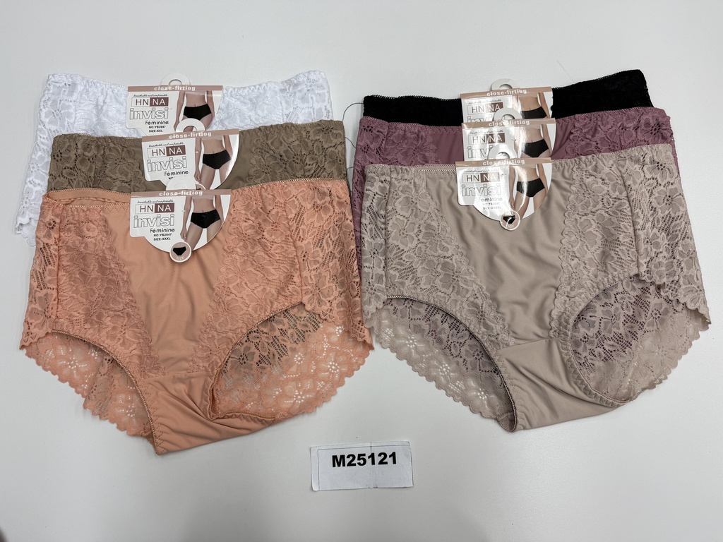 Naisten alushousut, 3 -kokolajitelma M, L ja XL, värilajitelma