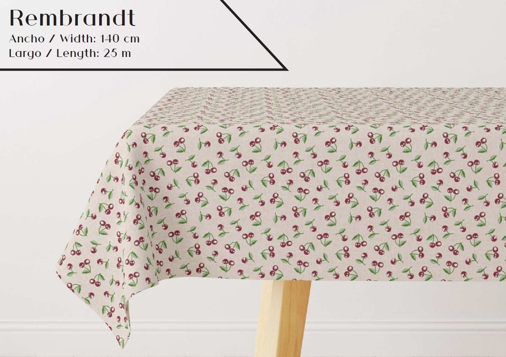 FIBRATEX Pöytäliina / kernikangas lev 140cm, 25m/rulla, Rembrandt