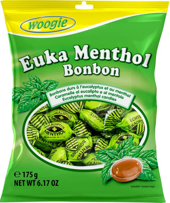 Eucalyptus-menthol candies175g
