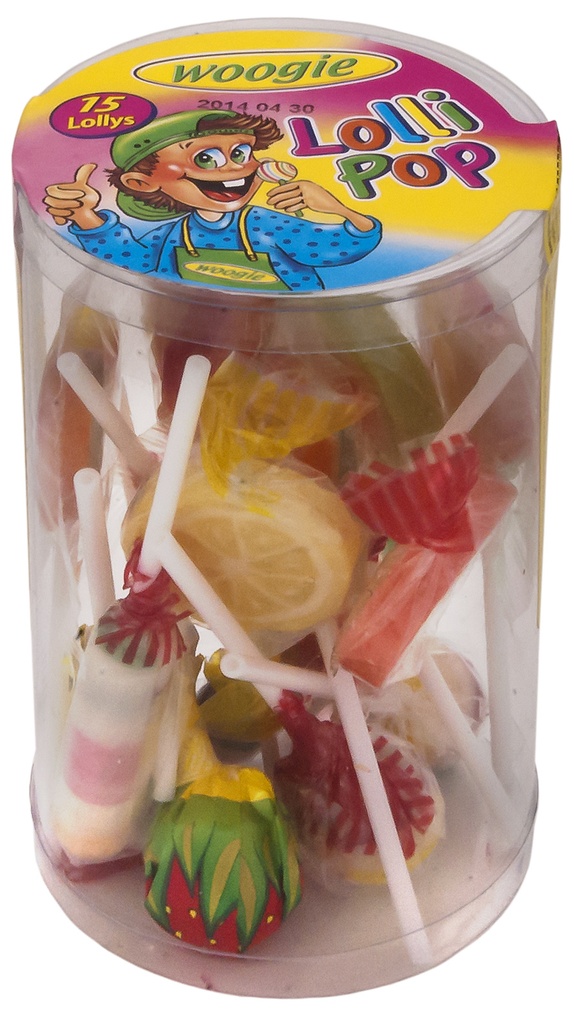 Tikkarit Lollipops (15x10g) 150g,  -- EI SUOMI TEKSTEJÄ