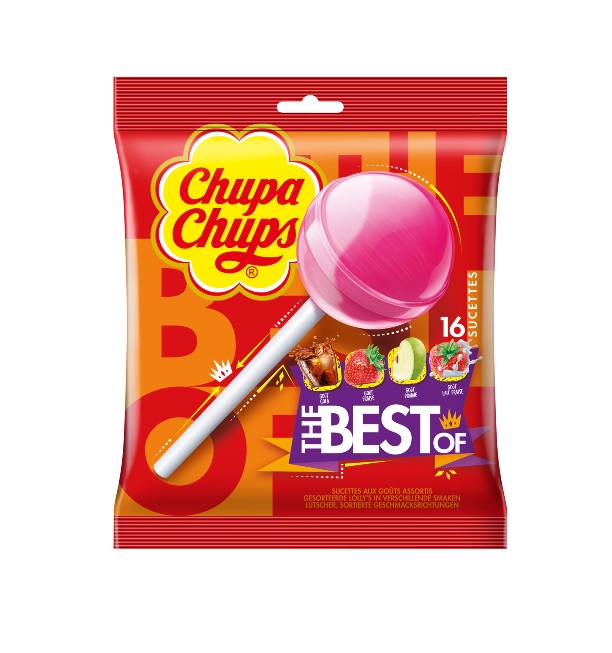 Chupa Chups Lollipops The Best Of 10 pcs 120g