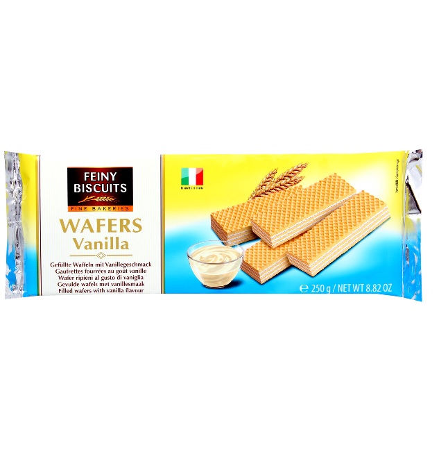 Vohvelit Vanilja, Wafers with vanilla filling 250g