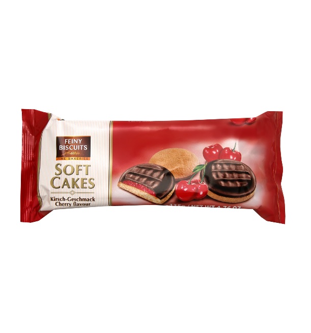 Softcakes cherry 135g, EI SUOMI TEKSTIÄ