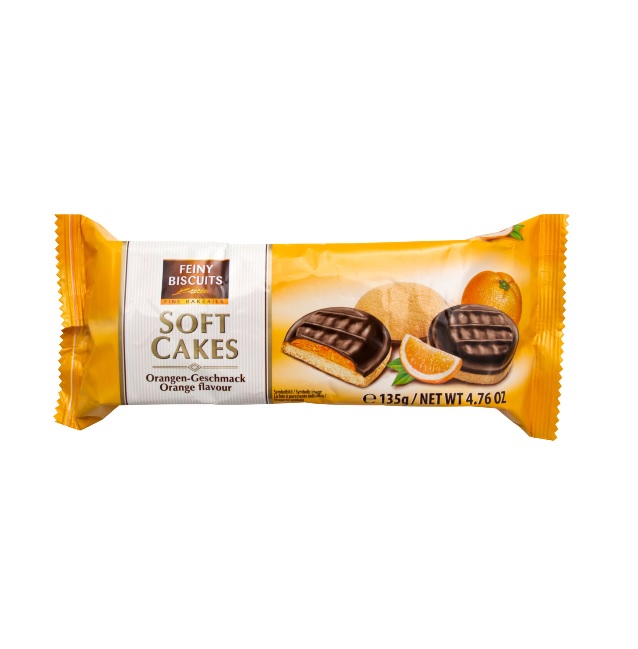 Softcakes orange 135g, EI SUOMI TEKSTIÄ